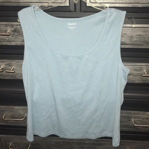 Relativity light blue sleeveless tee